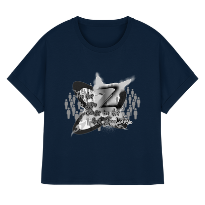 The Rebellion Z BASiC - Womens Organic Rolled Sleeves T-Shirt