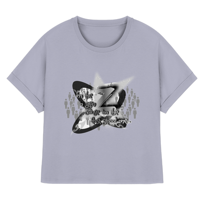 The Rebellion Z BASiC - Womens Organic Rolled Sleeves T-Shirt