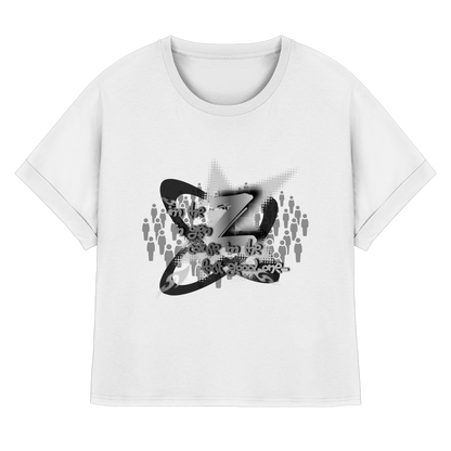 The Rebellion Z BASiC - Womens Organic Rolled Sleeves T-Shirt