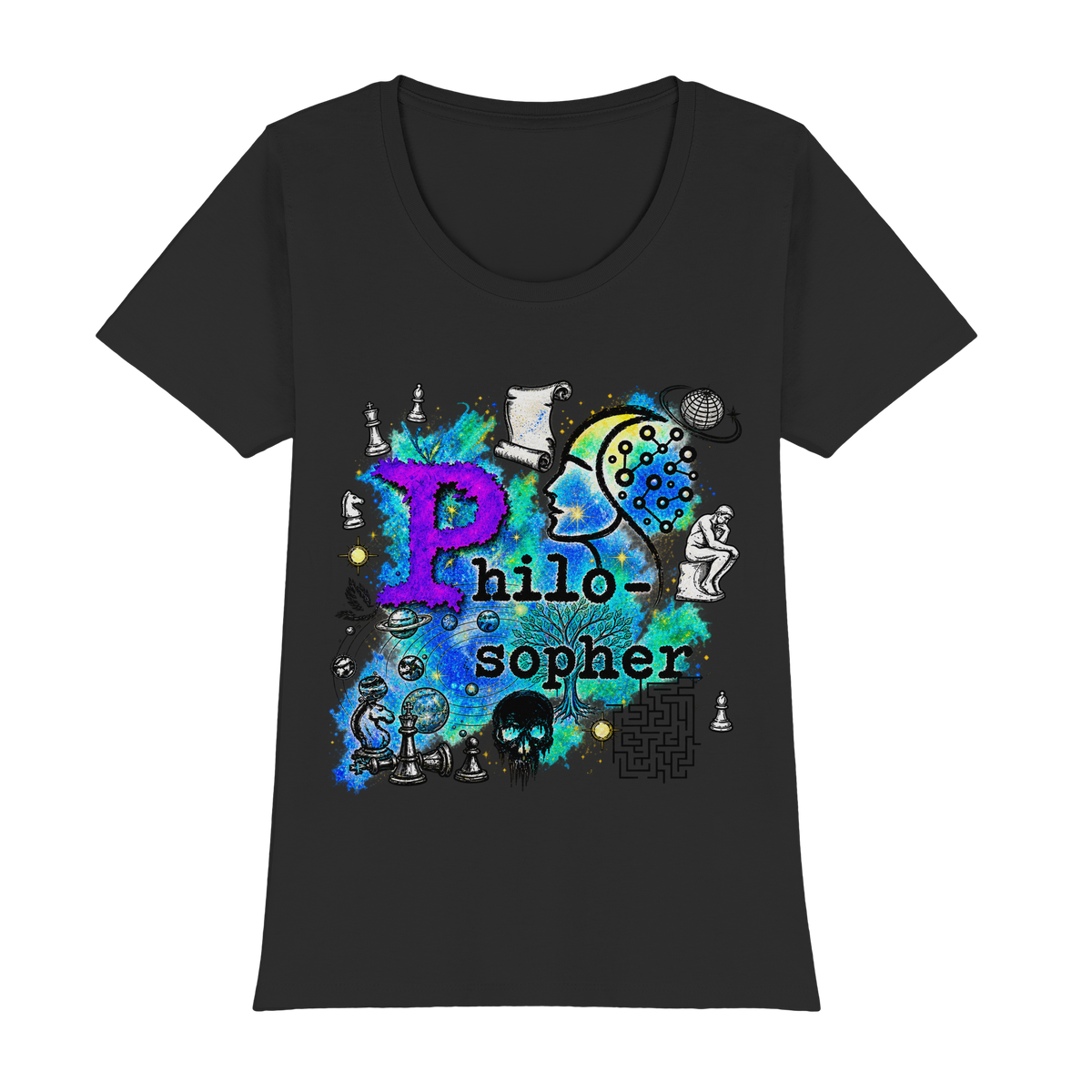 The Philosopher - Womens Premium Classic T-Shirt