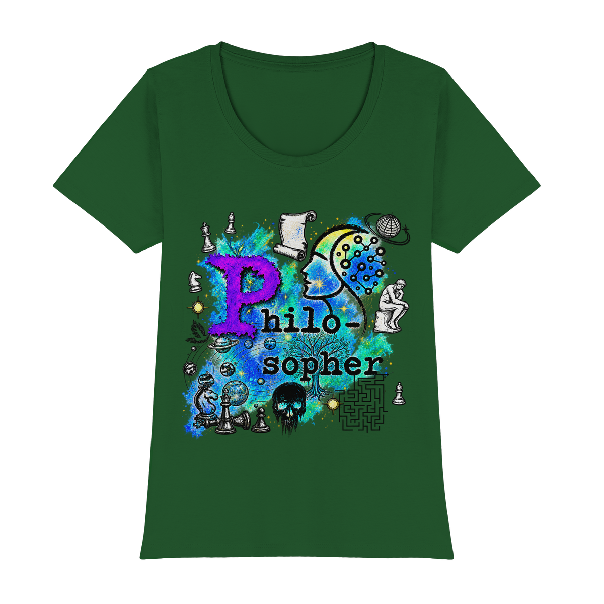 The Philosopher - Womens Premium Classic T-Shirt