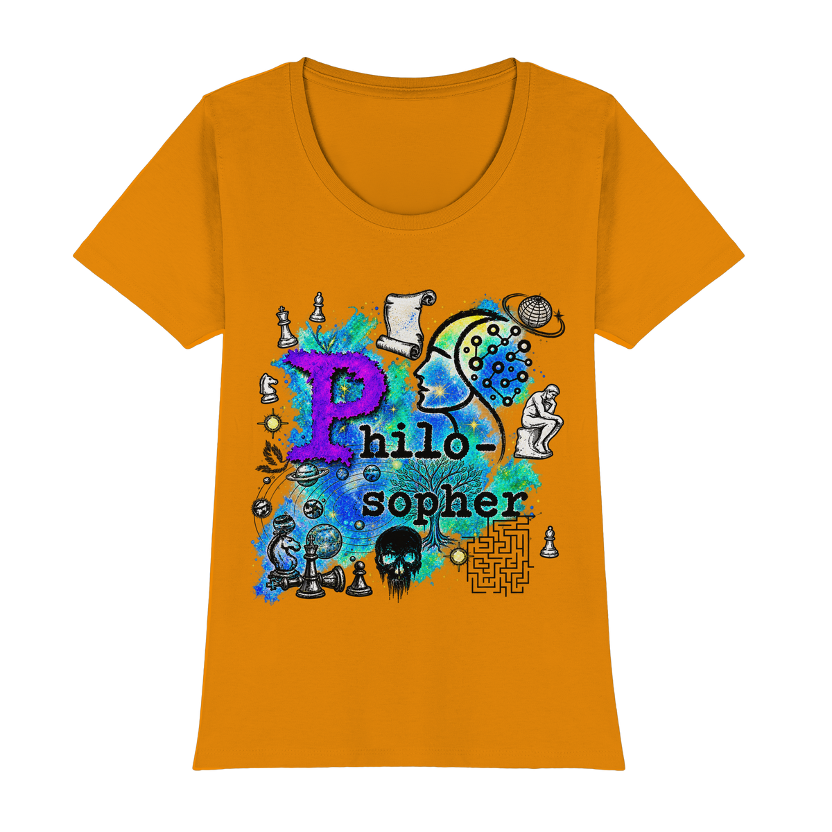 The Philosopher - Womens Premium Classic T-Shirt