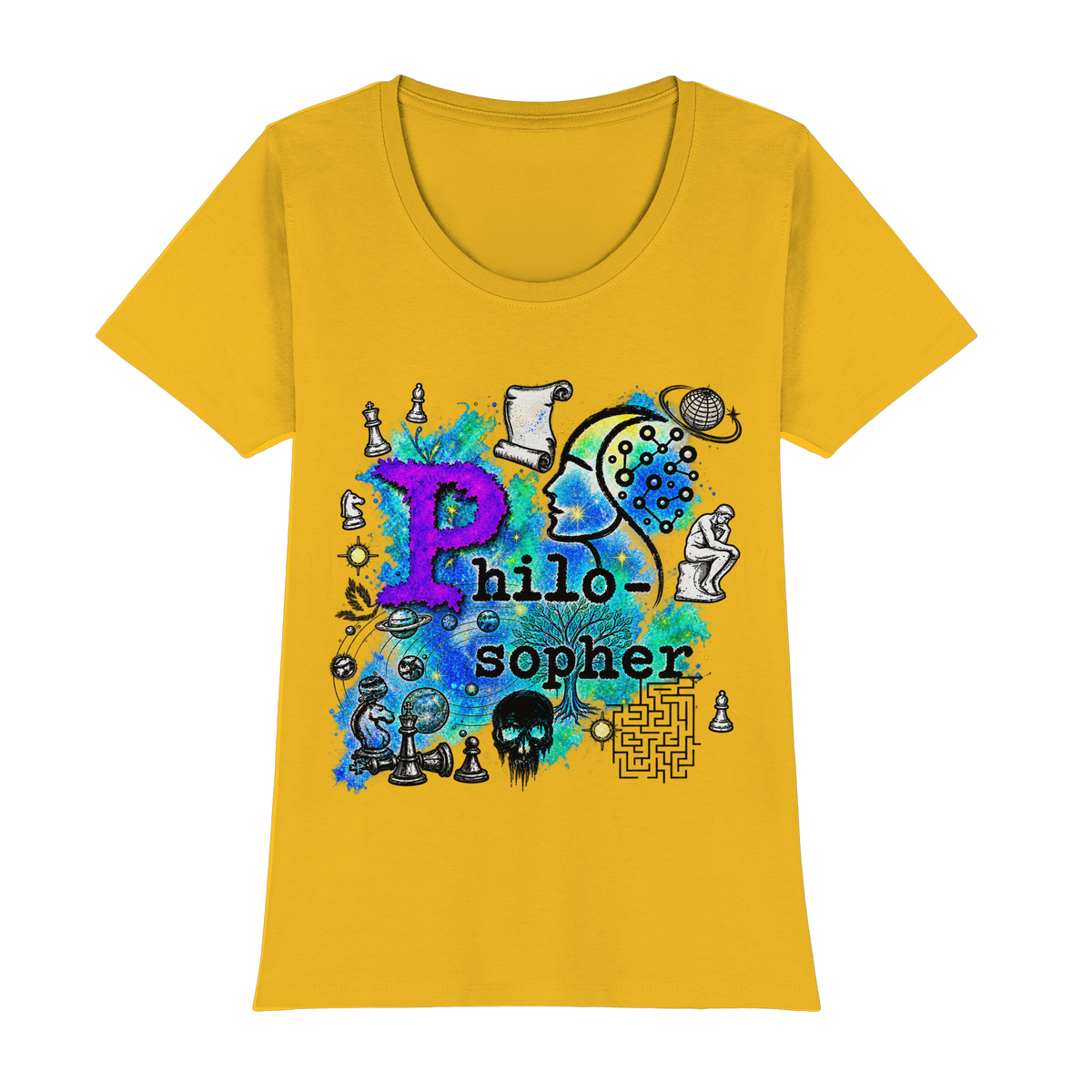 The Philosopher - Womens Premium Classic T-Shirt