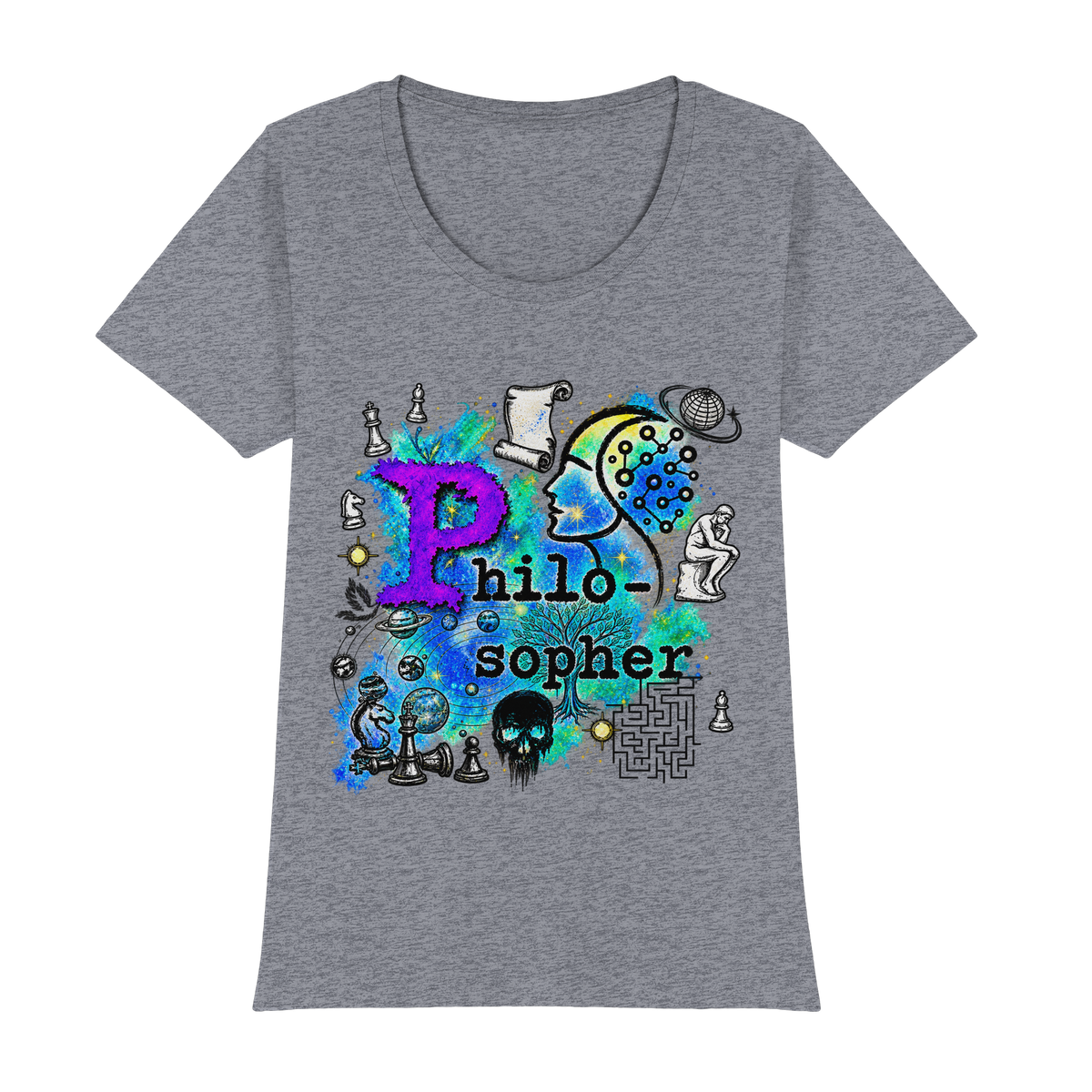 The Philosopher - Womens Premium Classic T-Shirt