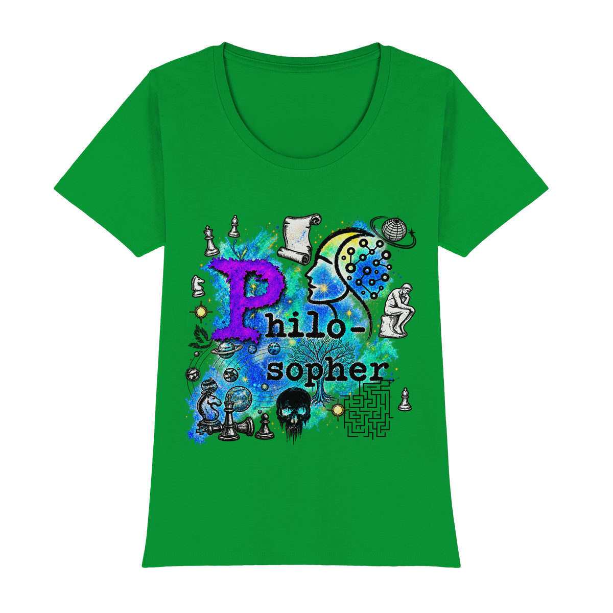 The Philosopher - Womens Premium Classic T-Shirt