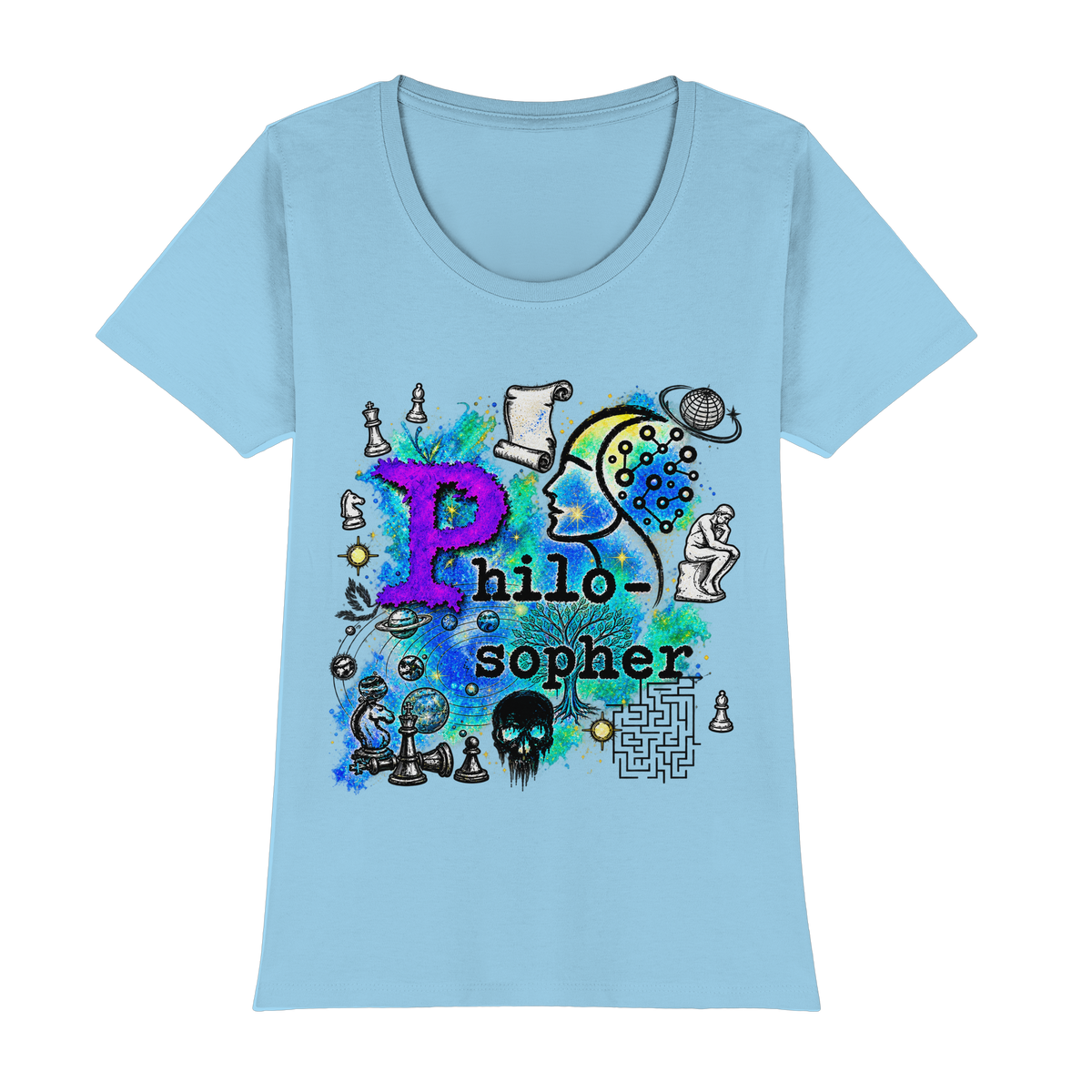 The Philosopher - Womens Premium Classic T-Shirt