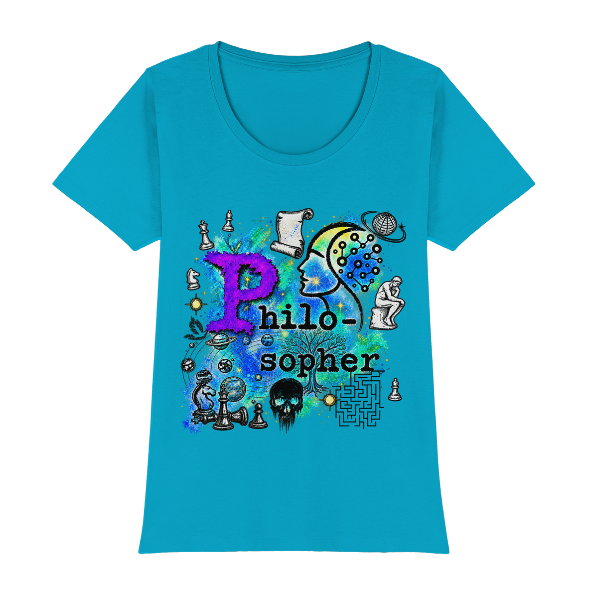 The Philosopher - Womens Premium Classic T-Shirt