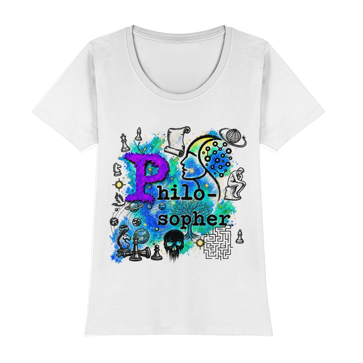 The Philosopher - Womens Premium Classic T-Shirt