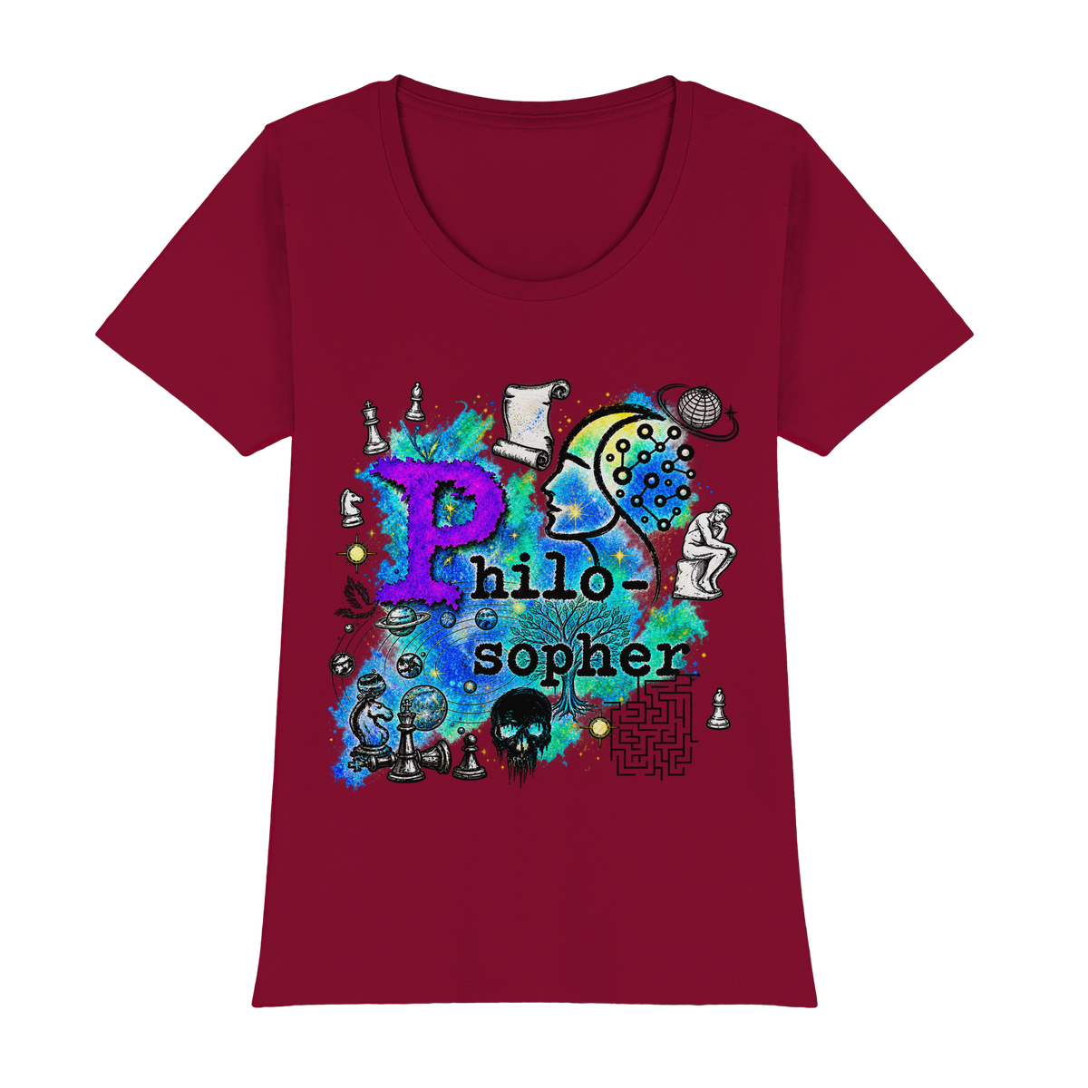 The Philosopher - Womens Premium Classic T-Shirt